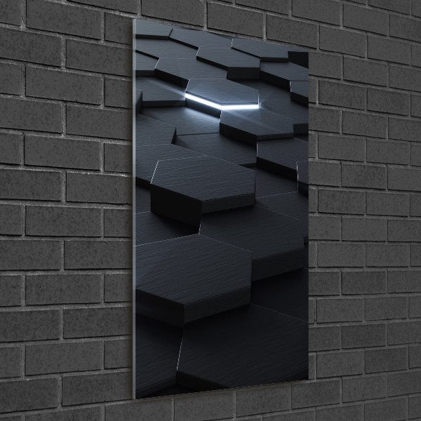 Plexiglasbilder vertikal Abstraktion