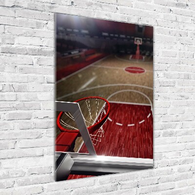Plexiglasbilder vertikal Basketballplatz
