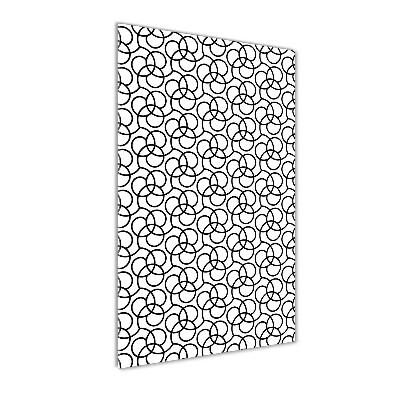 Modernes Acrylbild vertikal Geometrischer Hintergrund