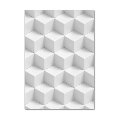 Bild auf Acrylglas vertikal 3D-Abstraktion