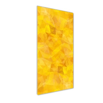 Acrylbild vertikal Abstrakte Dreiecke