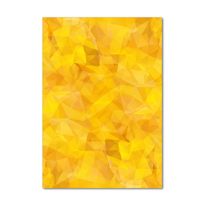 Acrylbild vertikal Abstrakte Dreiecke