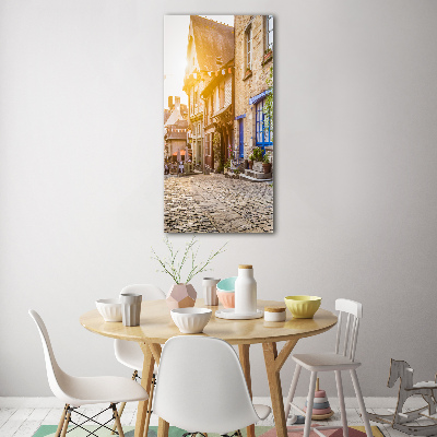 Plexiglasbilder vertikal Eine charmante Straße