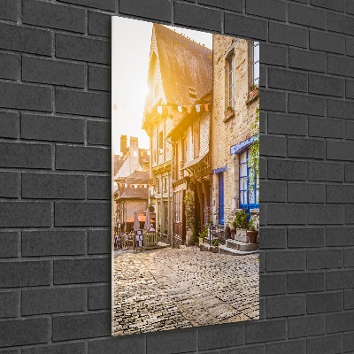 Plexiglasbilder vertikal Eine charmante Straße