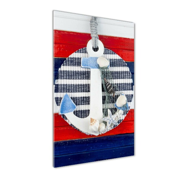 Bild auf Acrylglas vertikal Anker