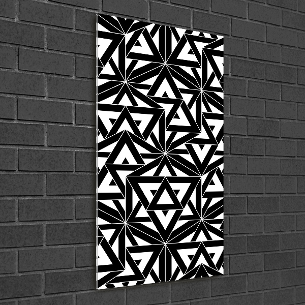 Bild auf Acrylglas vertikal Geometrischer Hintergrund
