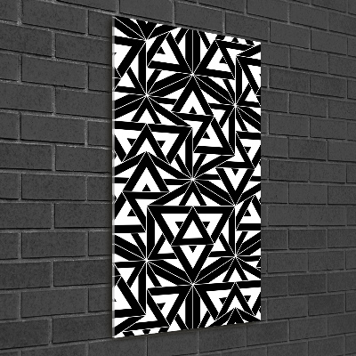 Bild auf Acrylglas vertikal Geometrischer Hintergrund
