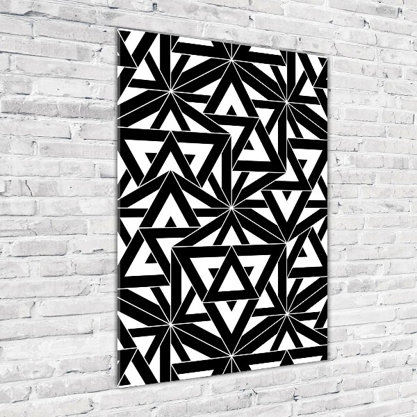 Bild auf Acrylglas vertikal Geometrischer Hintergrund