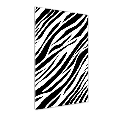 Plexiglasbilder vertikal Zebra-Hintergrund