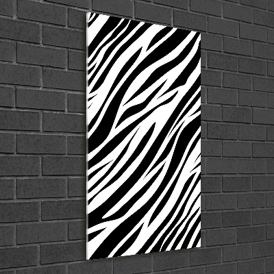 Plexiglasbilder vertikal Zebra-Hintergrund