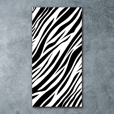 Plexiglasbilder vertikal Zebra-Hintergrund