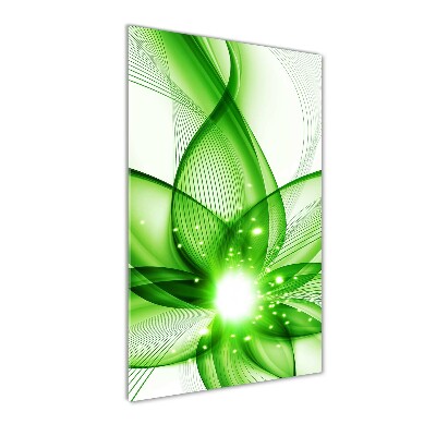 Modernes Acrylbild vertikal Abstraktion