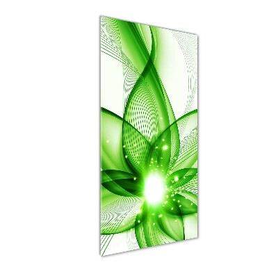 Modernes Acrylbild vertikal Abstraktion