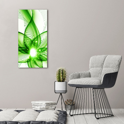 Modernes Acrylbild vertikal Abstraktion