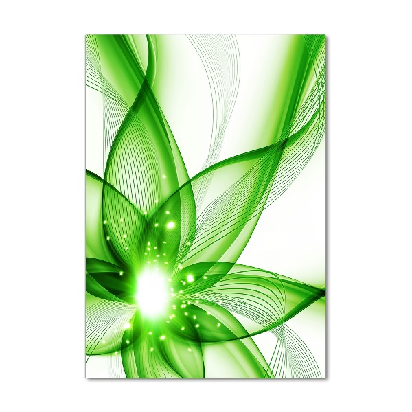 Modernes Acrylbild vertikal Abstraktion