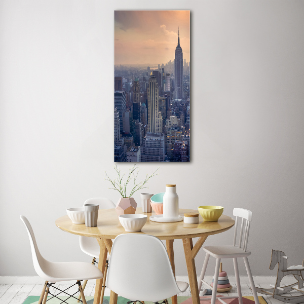 Bild auf Acrylglas vertikal Manhattan, New York