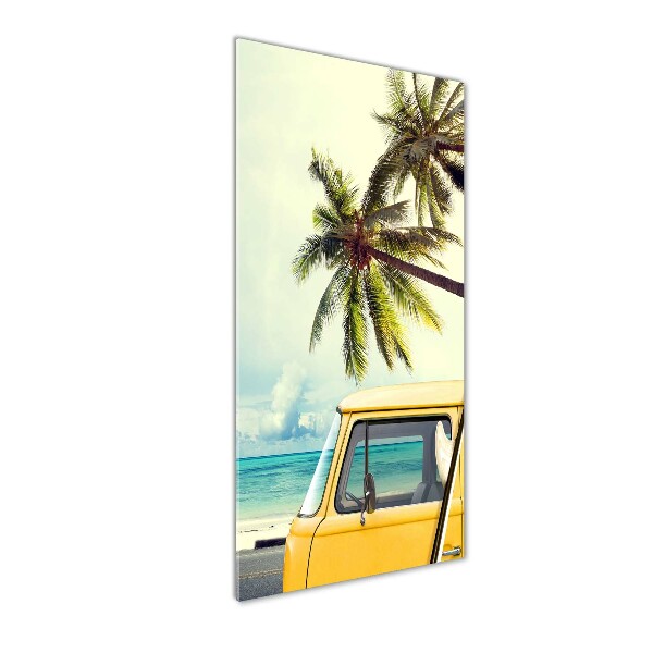 Bild auf Acrylglas vertikal Zeit zum Surfen