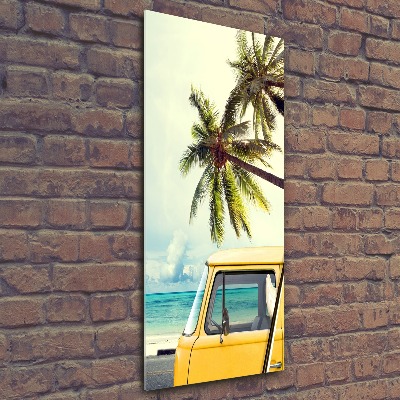 Bild auf Acrylglas vertikal Zeit zum Surfen