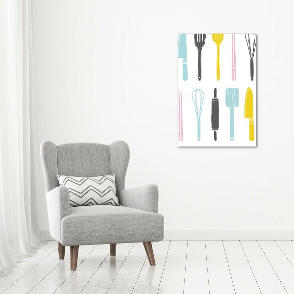 Plexiglasbilder vertikal Küchenutensilien
