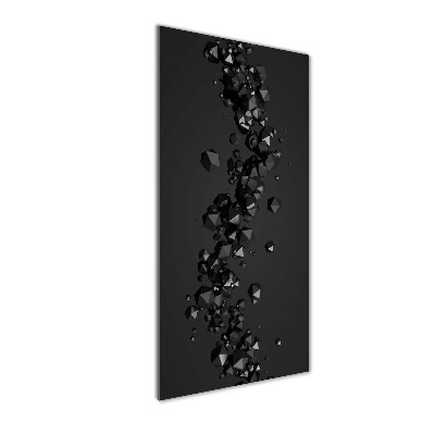 Bild auf Acrylglas vertikal 3D-Abstraktion