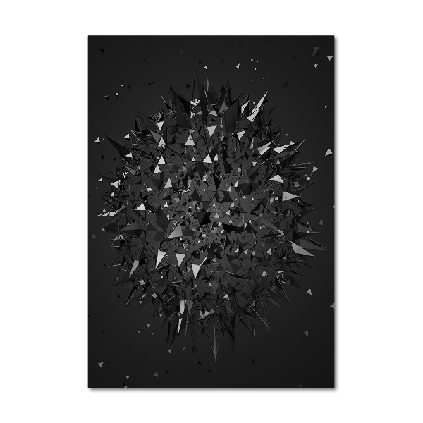 Plexiglasbilder vertikal 3D-Abstraktion