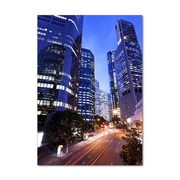 Bild auf Acrylglas vertikal Wolkenkratzer