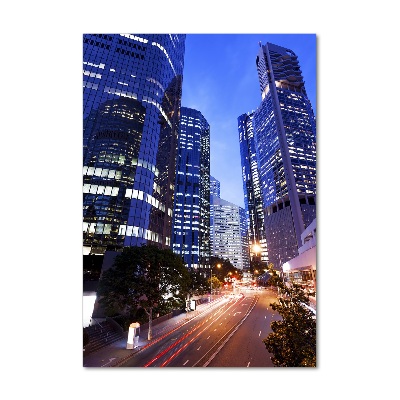 Bild auf Acrylglas vertikal Wolkenkratzer