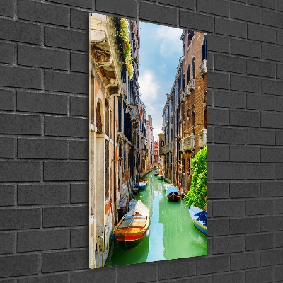 Modernes Acrylbild vertikal Venedig, Italien