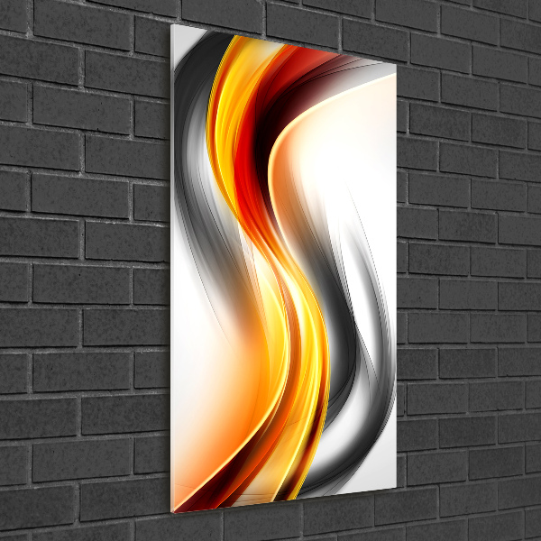 Bild auf Acrylglas vertikal Abstrakte Wellen