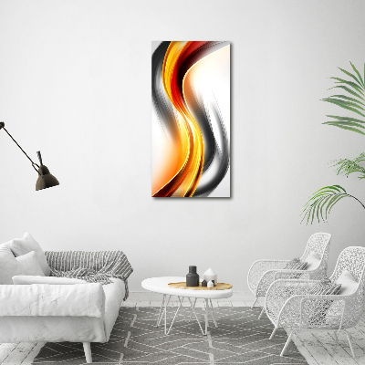 Bild auf Acrylglas vertikal Abstrakte Wellen