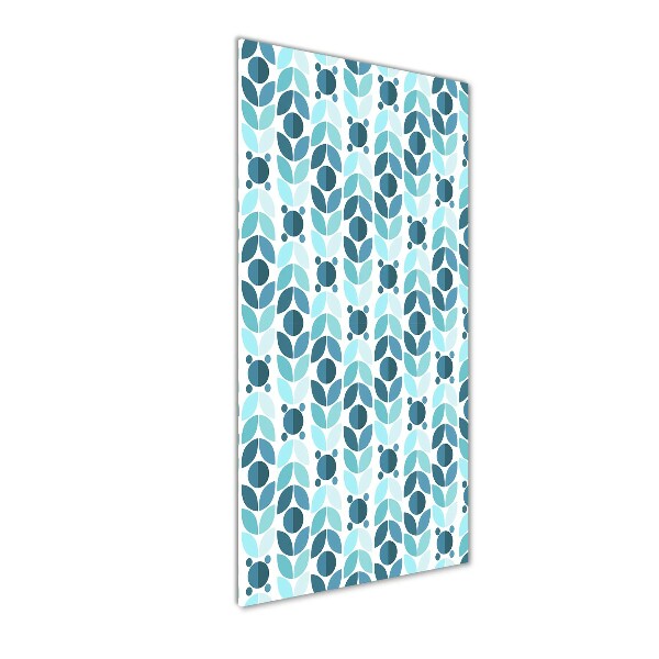 Modernes Acrylbild vertikal Geometrischer Hintergrund