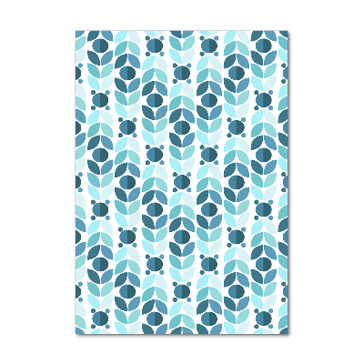 Modernes Acrylbild vertikal Geometrischer Hintergrund