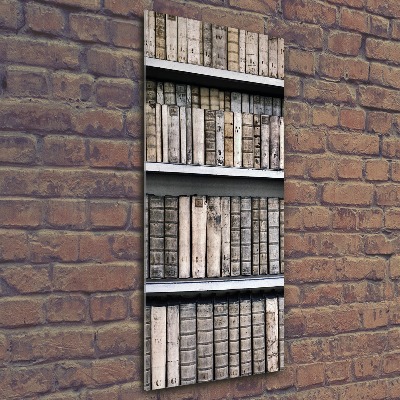 Plexiglasbilder vertikal Bücherregal