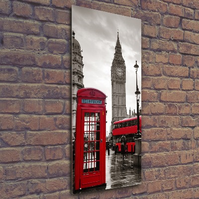 Bild auf Acrylglas vertikal Big Ben London