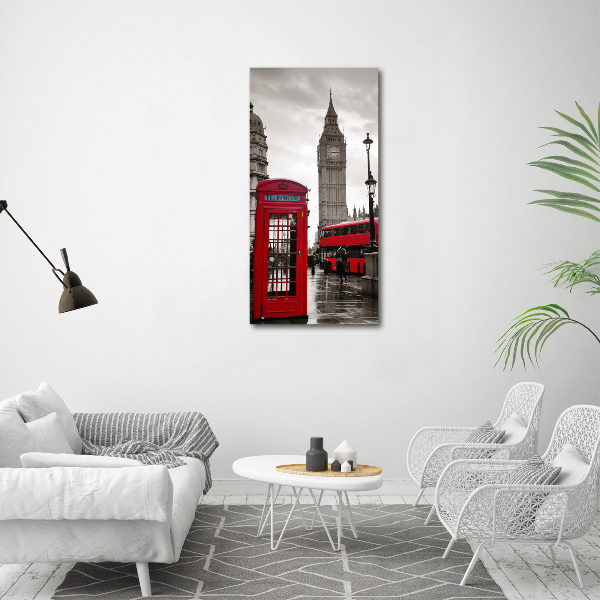 Bild auf Acrylglas vertikal Big Ben London