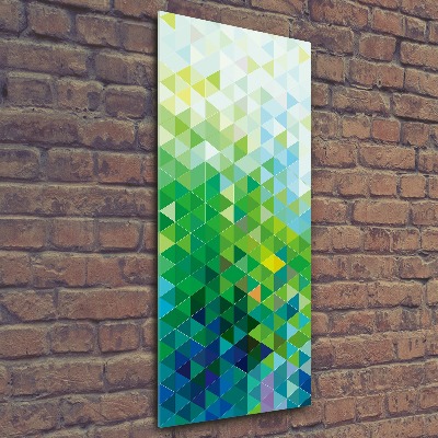 Bild auf Acrylglas vertikal Abstrakte Dreiecke