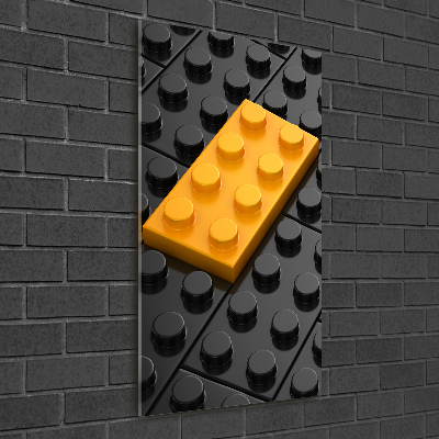 Bild auf Acrylglas vertikal Lego