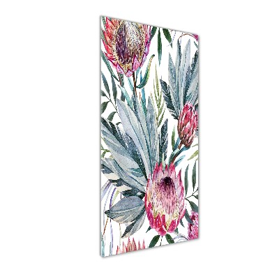 Bild auf Acrylglas vertikal Protea