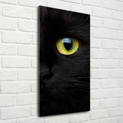 Modernes Acrylbild vertikal Katzenaugen