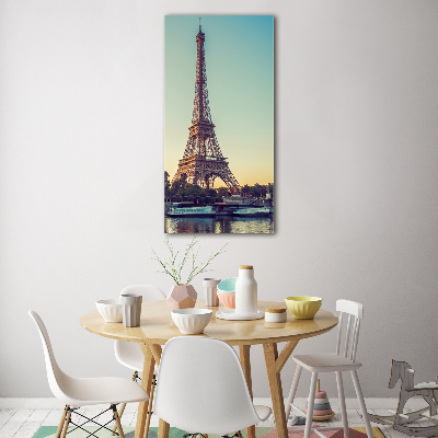 Modernes Acrylbild vertikal Eiffelturm Paris