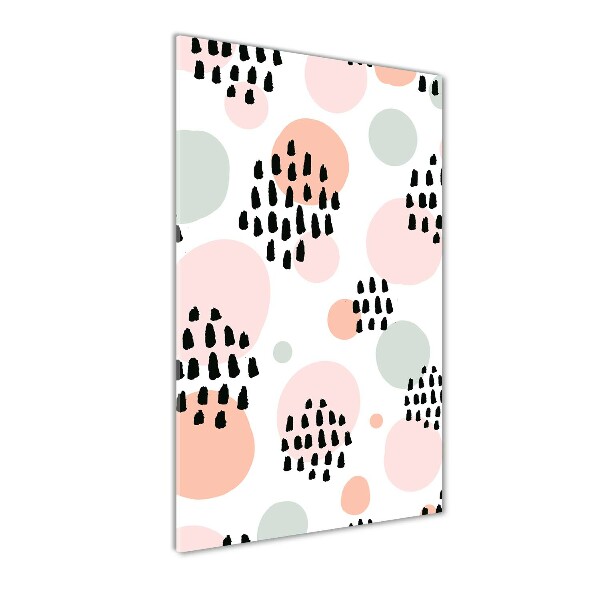 Acrylbild vertikal Abstrakter Hintergrund