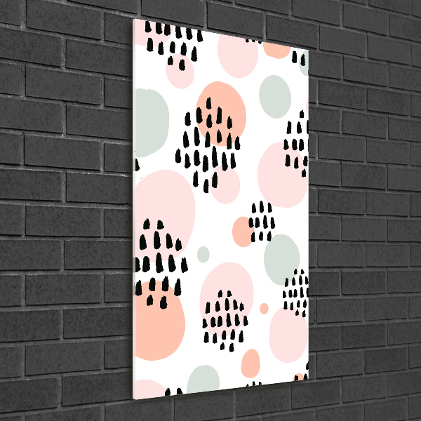 Acrylbild vertikal Abstrakter Hintergrund