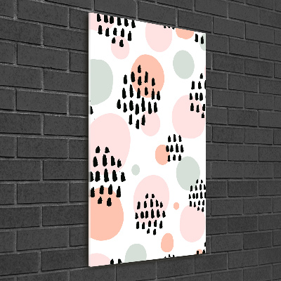 Acrylbild vertikal Abstrakter Hintergrund