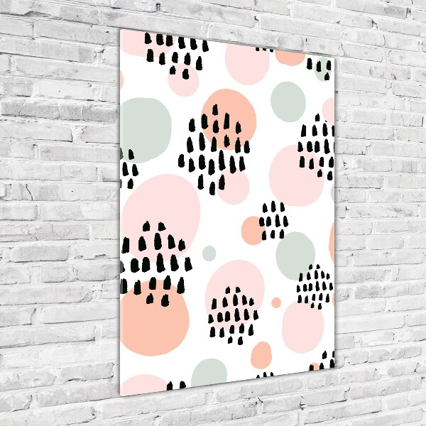 Acrylbild vertikal Abstrakter Hintergrund