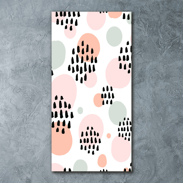 Acrylbild vertikal Abstrakter Hintergrund