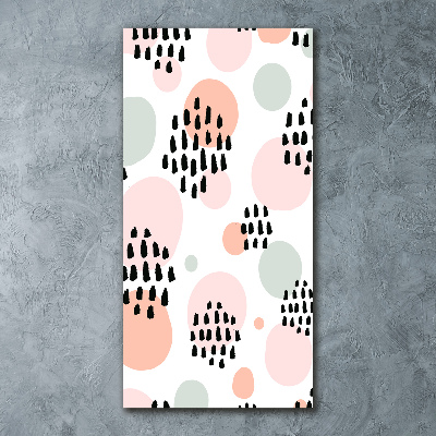 Acrylbild vertikal Abstrakter Hintergrund