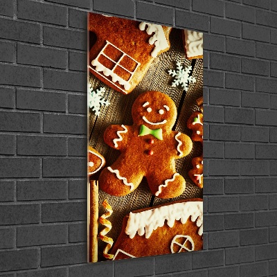 Modernes Acrylbild vertikal Lebkuchen