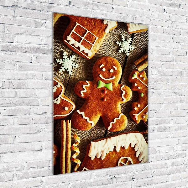 Modernes Acrylbild vertikal Lebkuchen