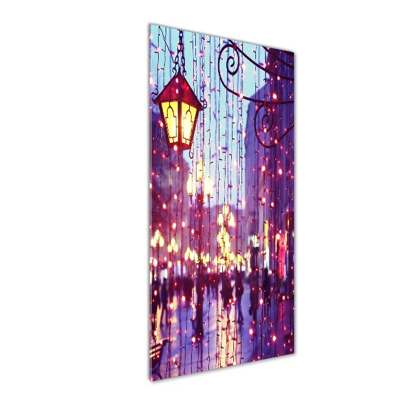 Bild auf Acrylglas vertikal Lichter in der Stadt