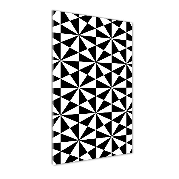 Modernes Acrylbild vertikal Geometrischer Hintergrund